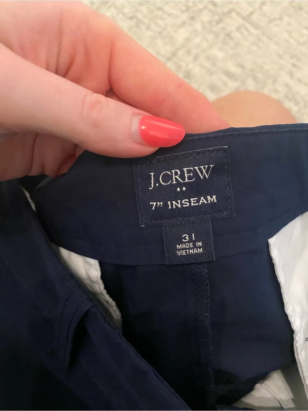 Men's Navy Performance Shorts